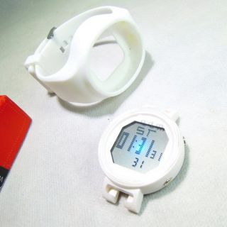   Silicone Strap Digital LED Backlight Wrist Jelly Watches DR3