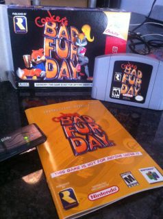 Conkers Bad Fur Day Nintendo 64 N64 New in Box RARE Collectible Never 