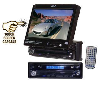  in Dash 7 LCD TV Car Touchscreen Monitor DVD CD MP3 Receiver