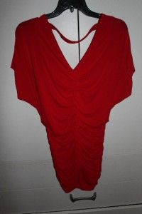 bailey 44 impact zone red top womens size medium new