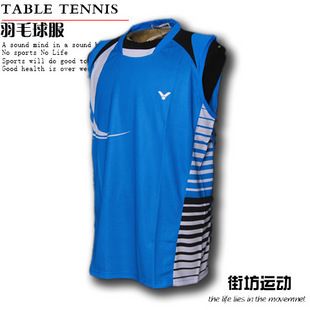New 2011 Victor Mens Badminton Tennis Sleeveless Shirts V8930