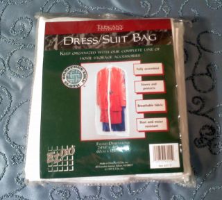 Dress Suit Garment Bag Clothing Protects Breathable 24x48x3 