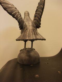 Ballard Designs Dove on A Ball Antique Statue Zinc
