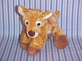 Baby Deer Plush Fawn Stuffed Animal Toy Aurora Bean Bag 6