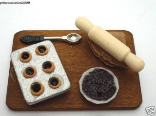Dollhouse Miniature Bakery Utensils Tools Ingredients
