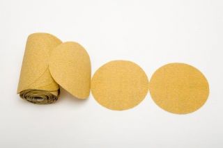 Premium Gold 6 PSA Sanding Discs Roll 120 Grit NEW
