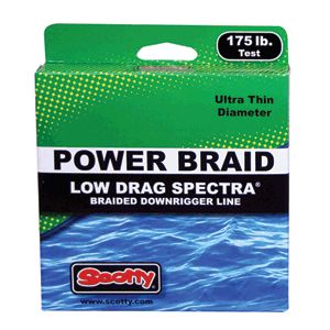 Scotty Low Drag Premium Braided Downrigger Line Various Lengths 