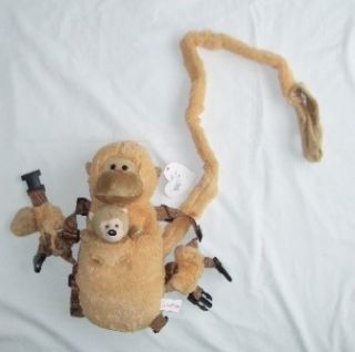 Baby Toddler Child Safety Harness Plush Brown Monkey