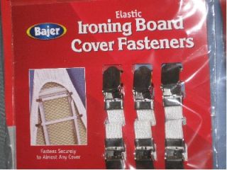 Bajer Elastic Ironing Board Cover Fasteners Clips NIP