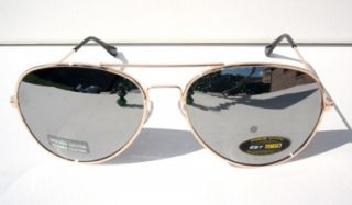 aviator sunglasses av100 gold mirror