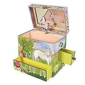 Enchantmints Childrens Musical Jewelry Box Fairy Horse