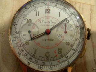 Vintage 18K Breitling Chronomat Chronograph 217012 769