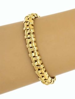 designer tiffany co 18k gold ladies bangle bracelet