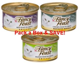 Purina Fancy Feast Gourmet Cat Food Assorted Pack A Box