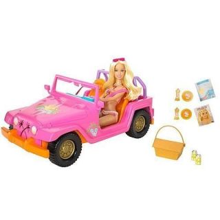 Barbie Beach Party Cruiser Jeep N I B Retail 99 00