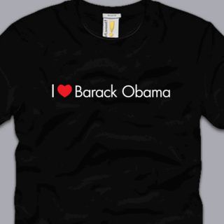 Love Barack Obama T Shirt Awesome Politics Democrat Election 2012 