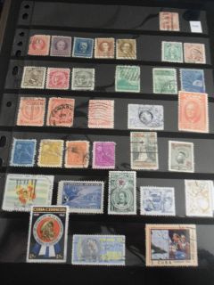 Grandma Mary Jos Stamp Collection Cuba Lot 193