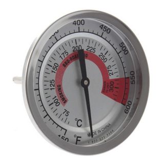 Barbecue BBQ Pit Smoker Grill Thermometer Temp Gauge