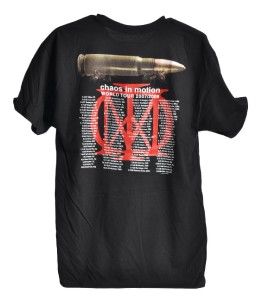 dream theater chaos in motion tour t shirt l