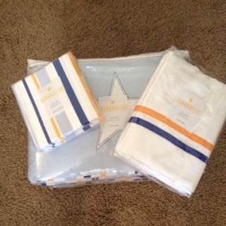 Bananafish Lucas Collection Baby Bedding Three Piece New
