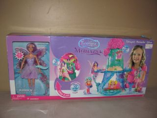Barbie Fairytopia Fairy Mermaidia Mermaid Playset Sparkle Glitter 