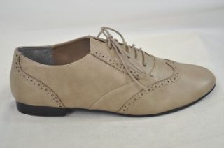 Barefoot Tess bft Louisville Taupe Wingtip Lace Up Oxford