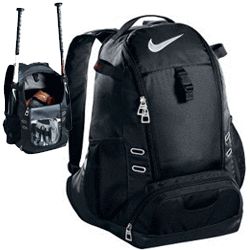 Nike Air Baseball Softball Backpack Double Play NEW with tags Bat Bag 
