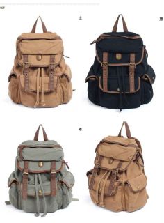 New Womans Canvas Backpacks Satchel Book Bags UG0