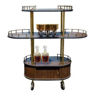 regency three tier cocktail bar cart cabinet three level c ocktail bar 