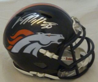 Von Miller Autographed Signed Denver Broncos Speed Mini Helmet Denver 