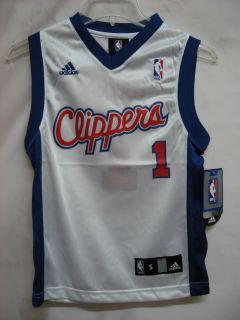 Baron Davis Los Angeles Clippers White NBA Youth Jersey Medium $