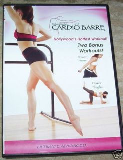 Cardio Barre Ballet Ultimate Advanced Workout DVD Power Fitness New 