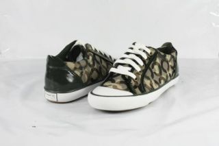 Coach Barrett Womens Olive Shoes Sneakers