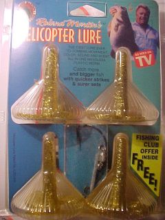   Old Stock Helicopter Lures Fishing Tackle Bait Goldflake NIP