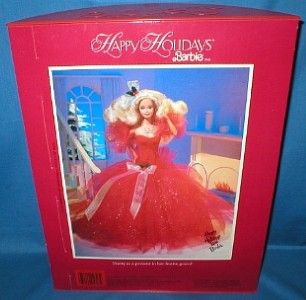 Beautiful Mattel First Special Edition 1988 Holiday Barbie Doll