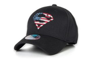   American flag Baseball Cap Flexfit Spandex Hat Black AC207SM New