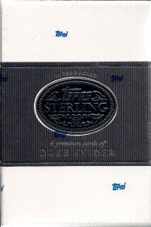   Snider Box 2008 Topps Sterling Factory Sealed 4 Premium Cards Pack
