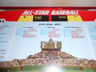Vintage 1968 Cadaco All Star Baseball Game See Description