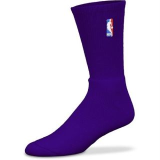 Official NBA Logoman Purple Long Crew Socks Size Large 8 13