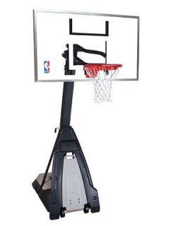 Spalding The Beast Portable Basketball Hoop 60 Glass Backboard MSRP 