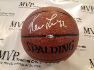 Authentic Kevin Love Autograph Spalding I O Basketball UDA
