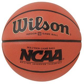   sized at 29 5 inches wilson ncaa solution game ball basketball