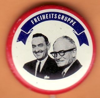 Barry Goldwater Miller German Language Button L K