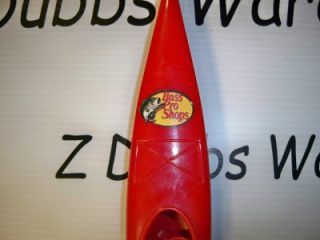 Bass Pro Shops Toy Model Boat Canoe Red 12