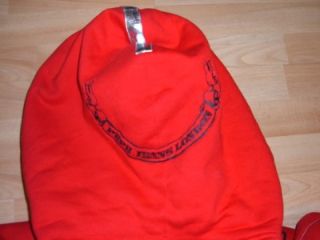Mens Red Hoodie Jacket by Pepe Jeans London 2X Faux Fur