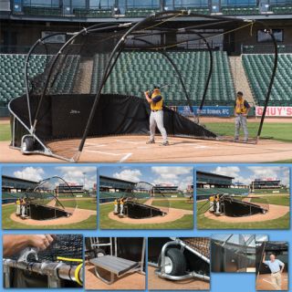 Pro Backstop Batting Cage for A Pitching Machine