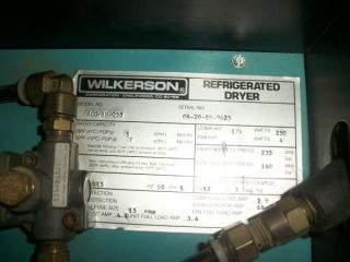 WILKERSON REFRIGERATED COMPRESSED AIR DRYER