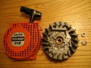 SACHS DOLMAR Chainsaw 112 FLYWHEEL part number 12394 with recoil dogs 