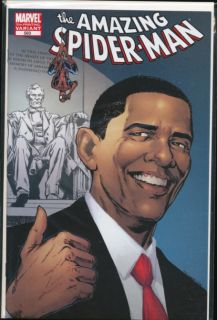 Amazing Spiderman 583 Barak Obama 5th Printing
