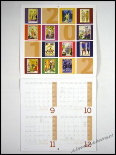 Art Deco George Barbier 2013 (16 Month) Fashion Wall Calendar 12x12 